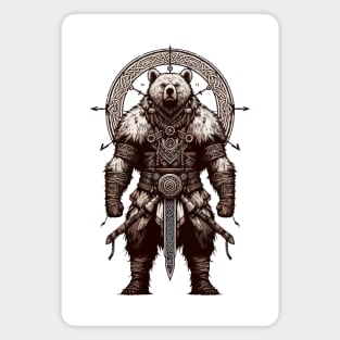 Norse Mythology Viking Warrior Bear Berserker Magnet